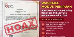 Waspada, Ada Modus Penipuan Pembekuan Rekening Atas Nama OJK