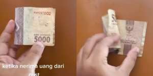 The Real Uang Kaget! Orang Ini Dapat Uang dari Pelanggan, Pas Dilihat Ada Gambar Sosok Tak Terduga