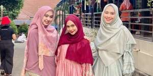 Mengintip Gaya Trio Oki, Ricis, dan Shindy, dalam Balutan Dress