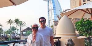 5 Potret Liburan Mewah Syahrini dan Reino Barack di Dubai, Naik Helikopter dan Mesra bak Pengantin Baru Bulan Madu