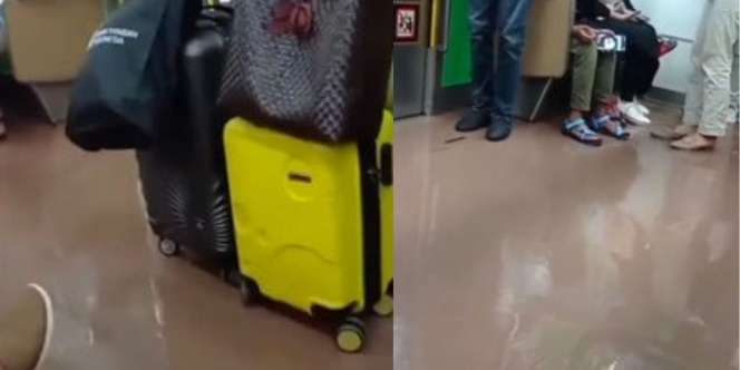 Viral Gerbong KRL Jalur Bogor Kebanjiran, Begini Tanggapan KCI