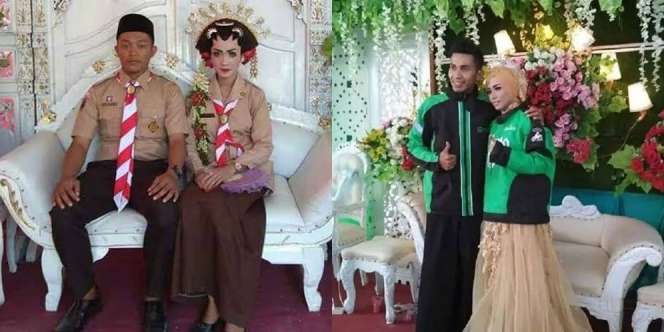 Sederet Potret Baju Pengantin Low Budget Ini Bikin Tepok Jidat, Idenya Anti Mainstream!