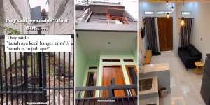 Diejek karena Bangun Rumah di Lahan Sempit Terjepit Bangunan Tinggi, Saat Sudah Jadi Desain Interiornya Bikin Melongo