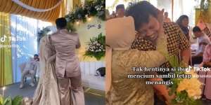 Pengantin Pria Mendadak Lari ke Tengah Tamu Saat Lempar Bunga, Perbuatannya Buat Sang Ibu Menangis
