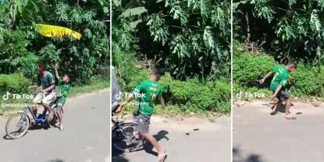 Aksi Santai Bocah Jatuhkan Ponsel di Jalan, Bukannya Diambil Malah Diinjak-injak dan Ditinggal, Netizen: Calon Sultan