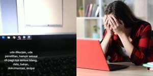 Nyesek Banget! Mahasiswa Ini Nangis Tersedu-sedu karena File Skripsinya Hilang, Padahal Hampir Selesai