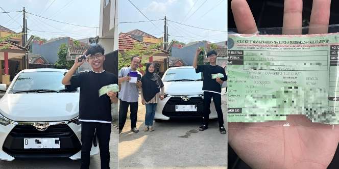 Resmi! Pria Asal Cimahi Ini Terima Mobil Agya Seharga Rp1 dari Flash Sale Rp1 Shopee