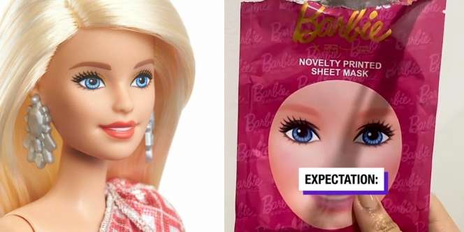 Dapat Hadiah Ultah Unik Topeng Barbie, Pas Dipakai Wajah Cewek Ini Malah Jadi Menakutkan, Astaga...