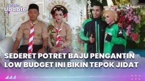 Sederet Potret Baju Pengantin Low Budget Ini Bikin Tepok Jidat!