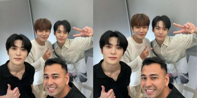 Foto-Foto Seru Member NCT DoJaJeung Main ke Rumah Raffi Ahmad: Dijamu Nasi Tumpeng sampai Salim ke Rafathar
