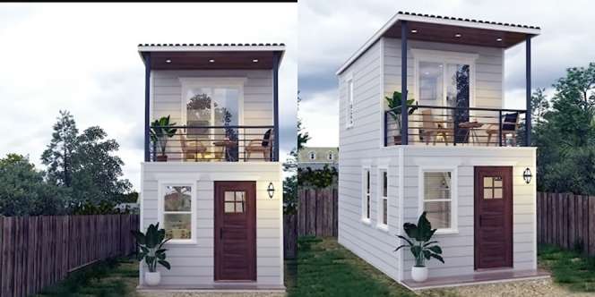Penampakan Rumah Mungil Nan Ramping Ini Bikin Takjub, Desainnya Super Unik, Lihat Isi Dalamnya Bak Villa Mewah!