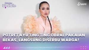 Potret Ayu Ting Ting Obral Pakaian Bekas Miliknya di Depan Rumah, Langsung Diserbu Warga!