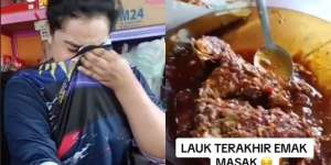 Tangis Anak Makan Masakan Terakhir Ibu, Sempat Masak Sebelum Meninggal: 'Seakan Tahu Mau Pergi'