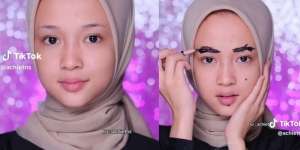 Hijaber Dirias dengan Cute Makeup, Penampilannya Dipuji Mirip Barbie