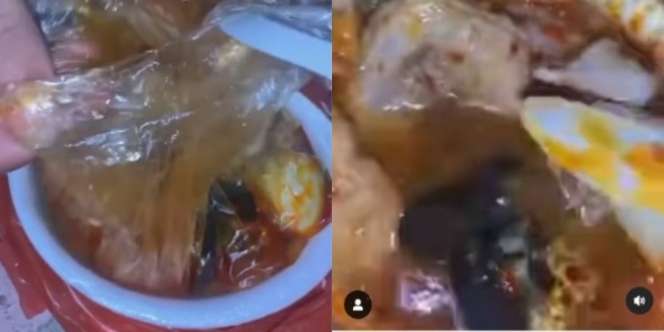 Buka Bungkus Seblak Tiba-Tiba Ada Benda Hitam Ikut 'Nyemplung', Pas Diangkat Bikin Ngakak Pasti Dicariin yang Jualnya
