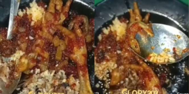 Lagi Asyik Santap Makan, Awal Dikira Usus Ayam, Si Cewek Malah Temukan Ini, Jijik Banget Langsung Mual