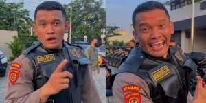 Ingat Aipda Ambarita, Polisi Artis yang Dulu Dimutasi Gegara Langgar SOP? Kini Kembali Patroli di Jalan, Ini 8 Potretnya Makin Gagah