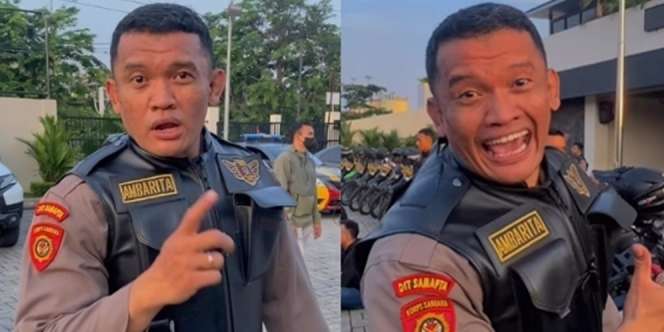 Ingat Aipda Ambarita, Polisi Artis yang Dulu Dimutasi Gegara Langgar SOP? Kini Kembali Patroli di Jalan, Ini 8 Potretnya Makin Gagah