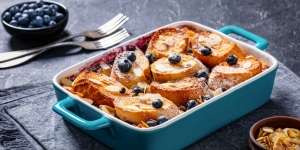 Buat Blueberry Toast dengan Roti Sisa, Praktis Pakai Air Fryer