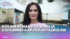 Kolam Renang di Rumah Iis Dahlia yang Cicilannya Rp250 Juta/Bulan, Kini Sudah Lunas!