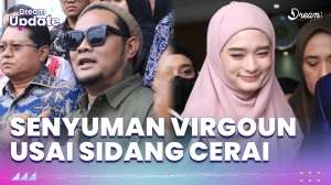 Ekspresi Wajah Virgoun Senyum usai Sidang Cerai, Inara Tahan Tangis