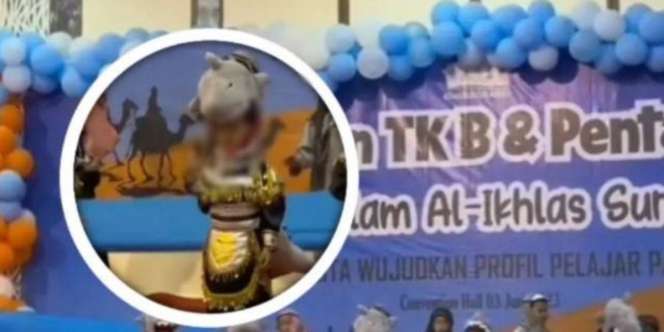 Video Lucu Bocah Mematung Saat Harus Menari di Atas Panggung