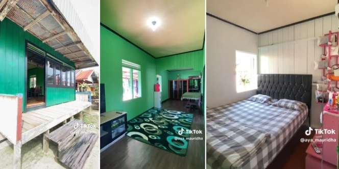 Meski Dinding Kayu Beratap Seng, Rumah Panggung Sederhana di Berau Ini Interiornya Bikin Takjub!