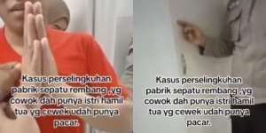 Viral Karyawan Pabrik Digerebek Berduaan di Kamar Mandi, Lelaki Disebut Sudah Beristri Sedang Hamil Tua, Ceweknya Sudah Punya Kekasih