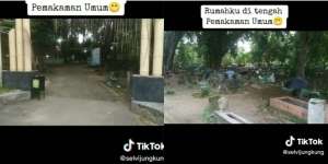 Room Tour Rumah di Tengah Pemakaman Umum: Kurir Anter Paket Uji Nyali, Bebas Tetangga Julid