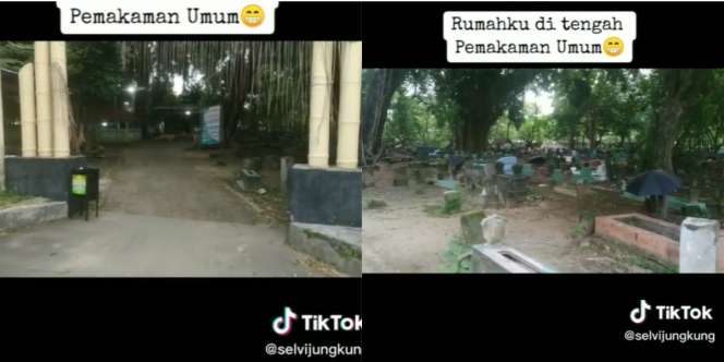Room Tour Rumah di Tengah Pemakaman Umum: Kurir Anter Paket Uji Nyali, Bebas Tetangga Julid