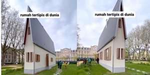 Viral Rumah Tertipis di Dunia, Masuk ke Dalam Auto Sesak Napas, Netizen: Aduh Nyiksa Banget!