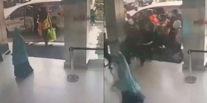 Rekaman CCTV Detik-Detik Pasien Terinjak-injak Pelajar Tawuran, Terpaksa Masuk Rumah Sakit Lagi Padahal Baru Keluar