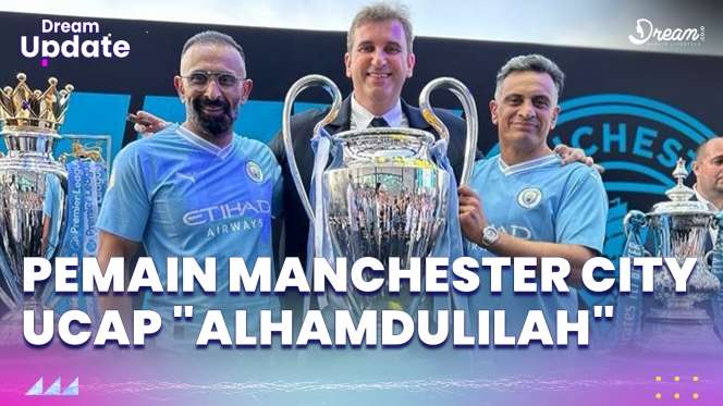 Pesta Kemenangan, Pemain Manchester City Ucap 'ALHAMDULILAH'