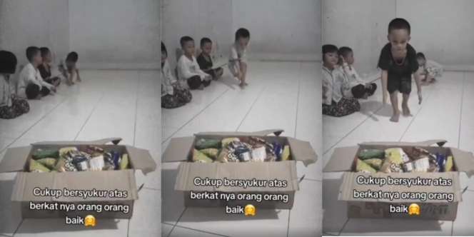 Bikin Kagum dan Haru! Perilaku Sopan dan Tertib Anak Yatim Piatu di Panti Asuhan Saat Bagi-Bagi Snack: Bungkukkan Badan di Depan Teman