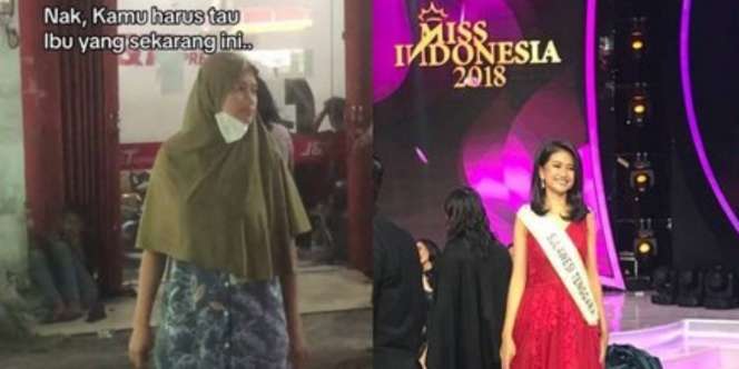 Video Sesudah dan Sebelum Jadi Ibu Finalis Miss Indonesia Bikin Salut Warganet