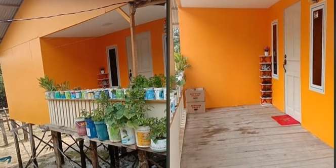 Potret Rumah Unik di Atas Air Laut, Tak Disangka Begini Penampakannya Saat Surut!
