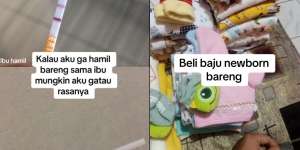 Viral Ibu dan Anak Hamil Barengan, Ngidam dan Beli Perlengkapan Bayi Bersama