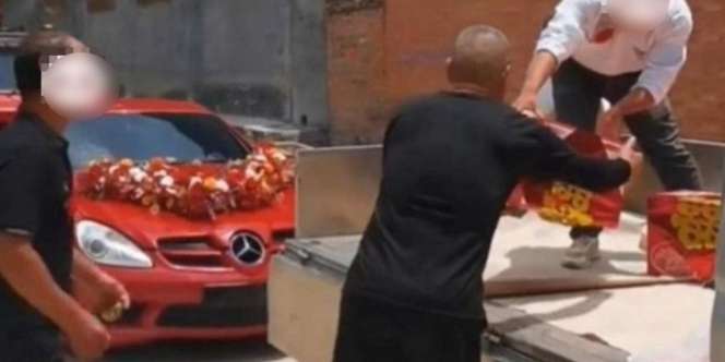 Persiapan Sudah 100 Persen, Pengantin Wanita Syok Calon Suami Cuma Bawa Mahar 4 Kardus Mie Instan, Pernikahan Auto Bubar