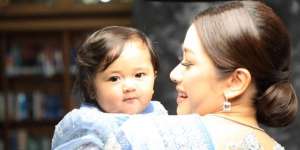 Potret Lucu Alisha, Cucu Paling Kecil SBY yang Sering Jadi Rebutan