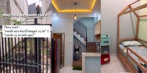 Awalnya Diledek, Wanita Ini Bangun Rumah Mungil yang Nyaman di Tanah Cuma Seluas 25 Meter
