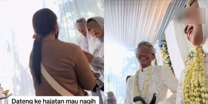 Viral Tamu Datang ke Kondangan Buat Nagih Utang ke Pengantin, Ekspresi Bahagia Mempelai Pria Langsung Pudar, Senyum Berubah Kecut