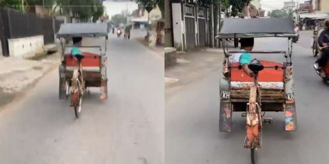 Abangnya Naik di Depan, Becaknya Bisa Jalan Sendiri, Punya Sistem Auto Pilot?
