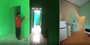 Potret Transformasi Interior Rumah Kontrakan Jadi Seperti Toko IKEA, Awalnya Cat Dinding 'Hijau Miskin' Serasa Tinggal di Ruang Green Screen