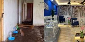 Kakak Beradik Kumpulkan Uang untuk Renovasi Rumah Orangtua yang 25 Tahun Terbengkalai, Hasilnya Bikin Pangling