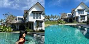 10 Potret Rumah Mertua Titi Kamal di Pinggir Sawah, Bak Istana di Film Hollywood, Ternyata The Real Sultan!