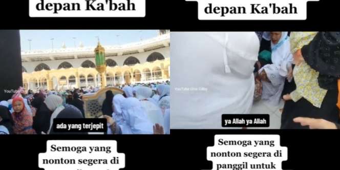 Viral Jemaah Lansia Asal Indonesia Terinjak-injak di Depan Kabah, Cuma Bisa Nangis Sambil Istighfar