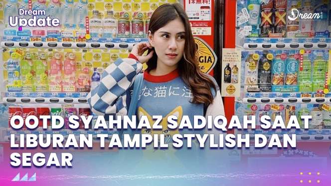 OOTD Syahnaz Sadiqah saat Liburan, Tampil Wow