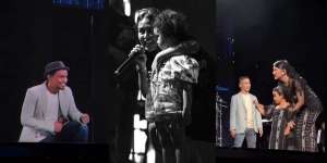 Bikin Mewek! Momen Viral Putri Tunggal Mutia Ayu `Berusaha Menggapai` Glenn Fredly di Konser 25 Tahun
