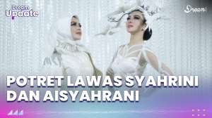 Potret Lawas Syahrini dan Aisyahrani, Ciri Khas Bibir Merah Merona