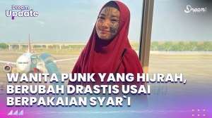 Wanita Punk yang Hijrah, Berubah Drastis usai Berpakaian Syar'i